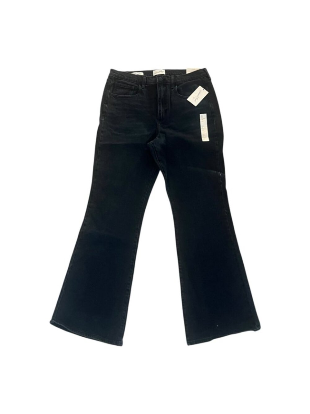 Universal Thread High-Rise Flare Jeans size 12 R - Black Wash - NEW - Picture 2 of 6